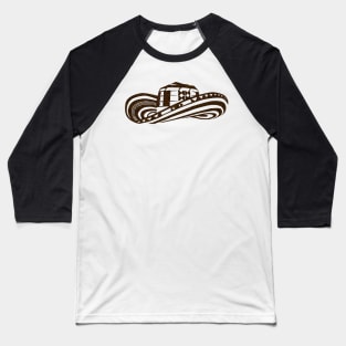 Colombian Sombrero Vueltiao (Coffee Bean Drawing) Baseball T-Shirt